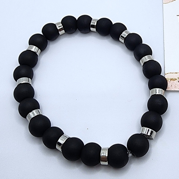 TMD - Unisex Beaded Stretch Bracelet - Picture 4 of 5